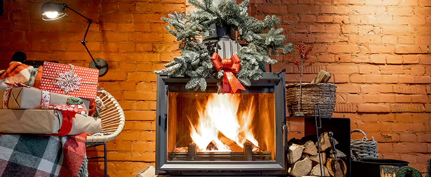 Travis Industries Linear Gas Fireplace Installation in Chicago Heights, Illinois