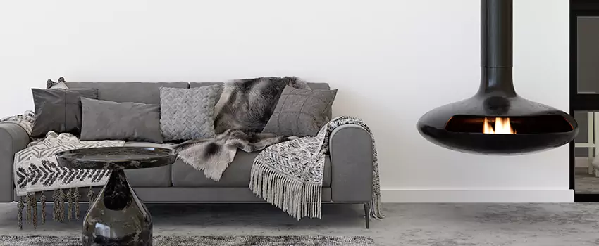 Circular Hanging Fireplace Installation Services in Chicago Heights, IL