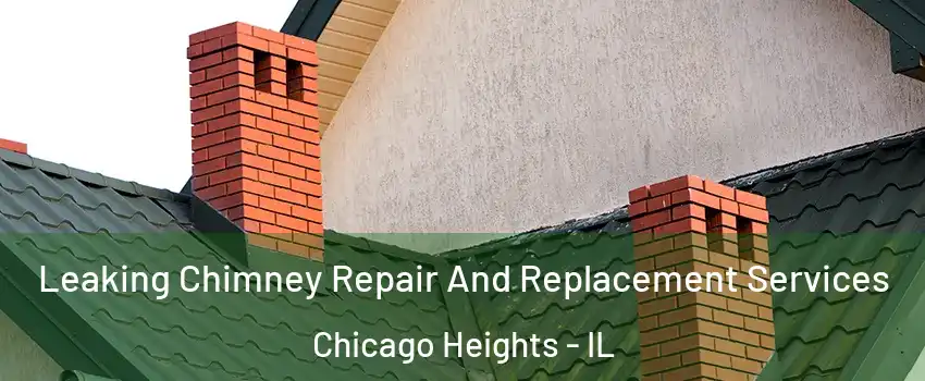  Leaking Chimney Repair And Replacement Services Chicago Heights - IL